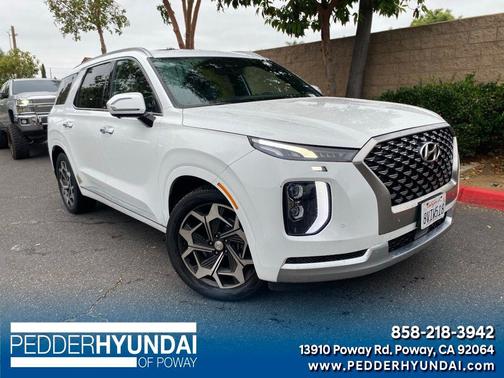 Hyper White 2021 Hyundai PALISADE Calligraphy