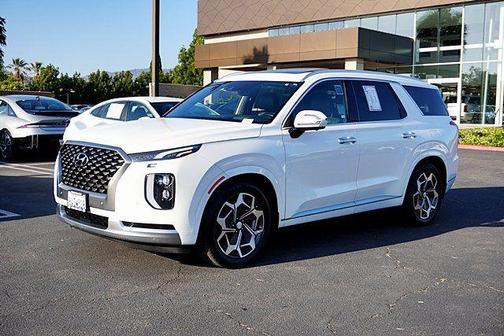 Hyper White 2021 Hyundai PALISADE Calligraphy