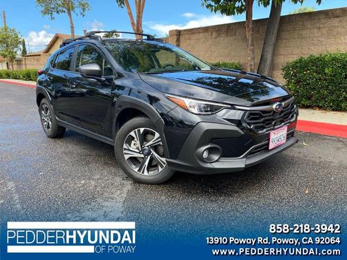 Crystal Black Silica 2024 Subaru Crosstrek Premium