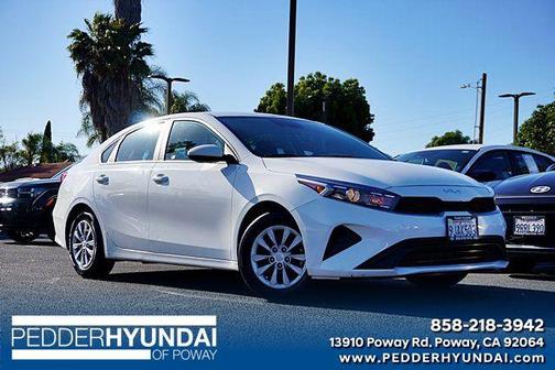 Clear White 2023 Kia Forte LX