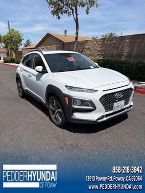 Chalk White 2021 Hyundai KONA Limited