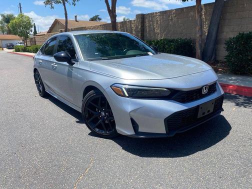 Silver 2025 Honda Civic Sport
