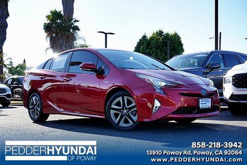 Hypersonic Red 2016 Toyota Prius Four Touring