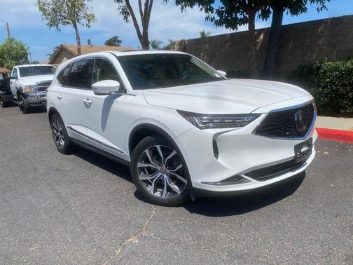 Platinum White Pearl 2022 Acura MDX Technology Package