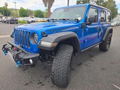 Hydro Blue Pearlcoat 2021 Jeep Wrangler Unlimited 4xe Rubicon