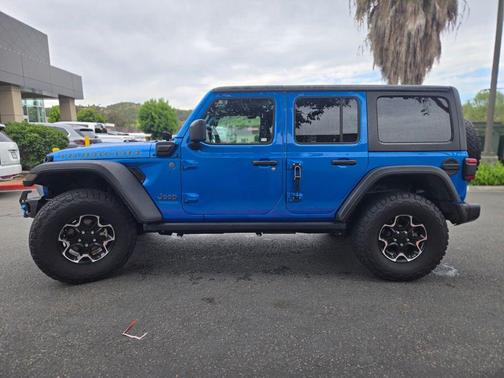 Hydro Blue Pearlcoat 2021 Jeep Wrangler Unlimited 4xe Rubicon