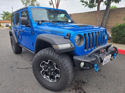 Hydro Blue Pearlcoat 2021 Jeep Wrangler Unlimited 4xe Rubicon