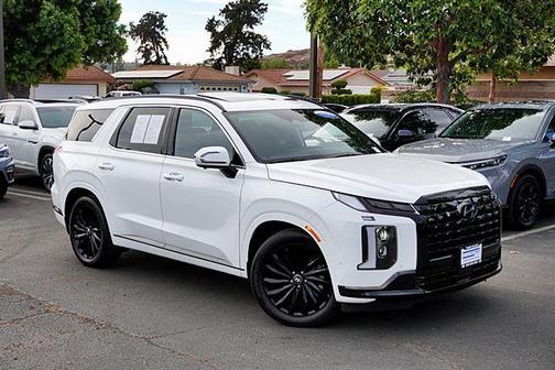 Hyper White 2025 Hyundai PALISADE Calligraphy Night Edition