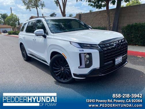 Hyper White 2025 Hyundai PALISADE Calligraphy Night Edition