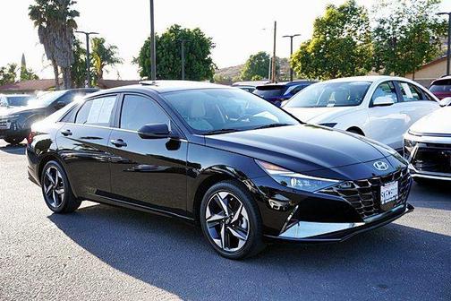 Onyx Black 2023 Hyundai ELANTRA HEV Limited