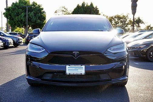 Solid Black 2022 Tesla Model X Plaid Tri Motor All-Wheel Drive
