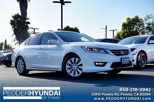 White Orchid Pearl 2015 Honda Accord EX