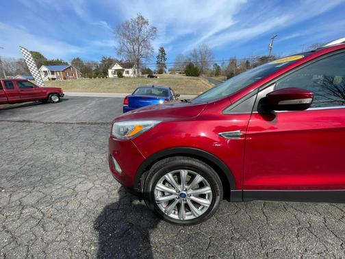Red 2017 Ford Escape Titanium