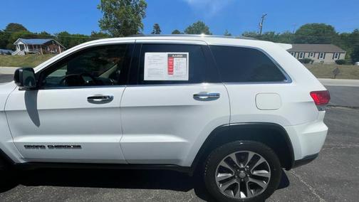 White 2018 Jeep Grand Cherokee Limited
