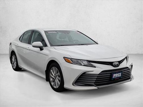 Super White 2021 Toyota Camry LE