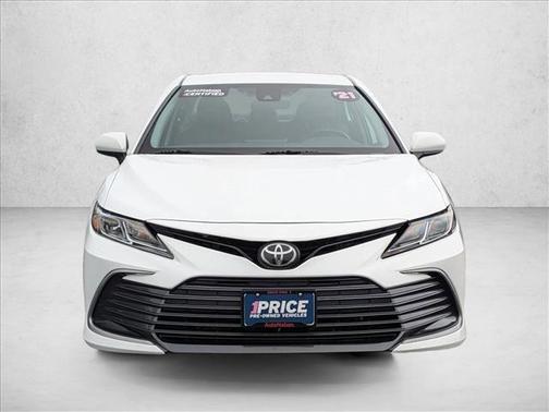 Super White 2021 Toyota Camry LE