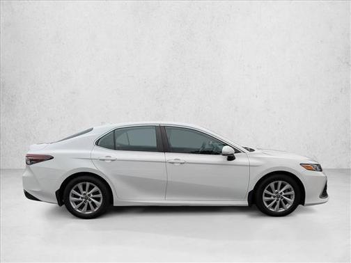 Super White 2021 Toyota Camry LE