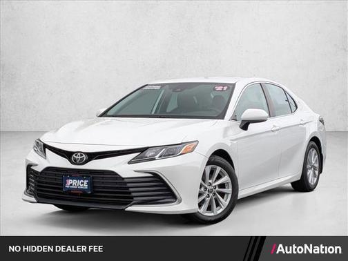 Super White 2021 Toyota Camry LE