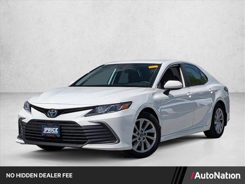 Super White 2021 Toyota Camry LE