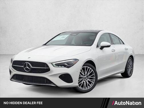 Polar White 2026 Mercedes-Benz CLA 250 4MATIC