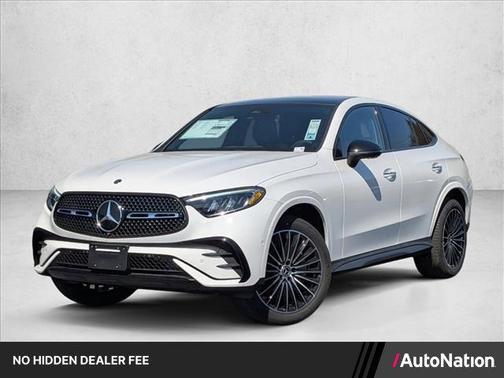 Polar White 2026 Mercedes-Benz GLC 300 4MATIC Coupe