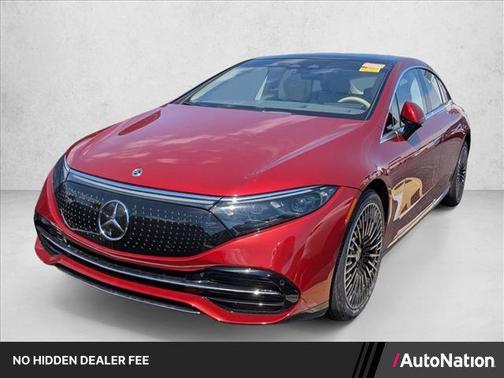 MANUFAKTUR Cardinal Red Metallic 2023 Mercedes-Benz EQS 450 4MATIC