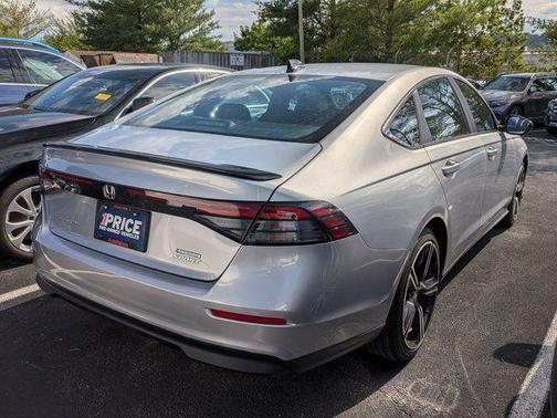 Solar Silver Metallic 2024 Honda Accord Hybrid Sport