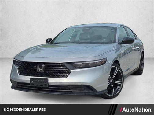 Solar Silver Metallic 2024 Honda Accord Hybrid Sport