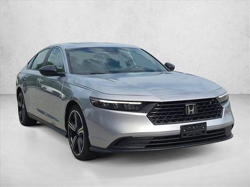 Solar Silver Metallic 2024 Honda Accord Hybrid Sport