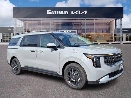 Ceramic Silver 2026 Kia Carnival Hybrid EX