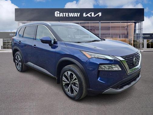 Caspian Blue 2021 Nissan Rogue SV