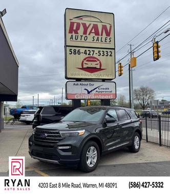 Forged Green Metallic 2023 Ford Explorer XLT