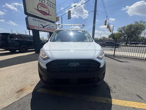 Frozen White 2020 Ford Transit Connect XL Cargo Van