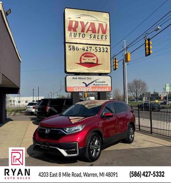 Radiant Red Metallic 2021 Honda CR-V Hybrid EX-L