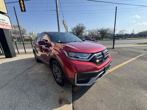 Radiant Red Metallic 2021 Honda CR-V Hybrid EX-L