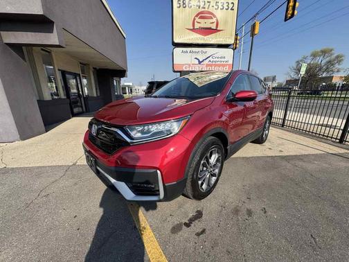 Radiant Red Metallic 2021 Honda CR-V Hybrid EX-L