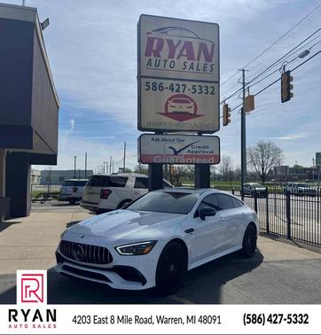 designo Diamond White 2021 Mercedes-Benz AMG GT 43 4-Door
