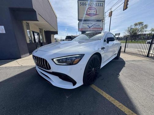 designo Diamond White 2021 Mercedes-Benz AMG GT 43 4-Door