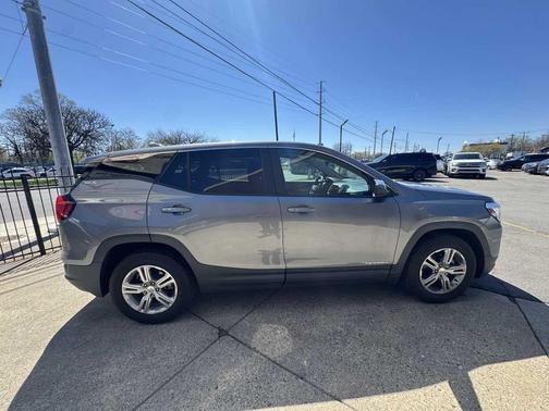 Satin Steel Metallic 2021 GMC Terrain SLE