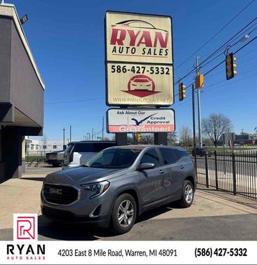 Satin Steel Metallic 2021 GMC Terrain SLE