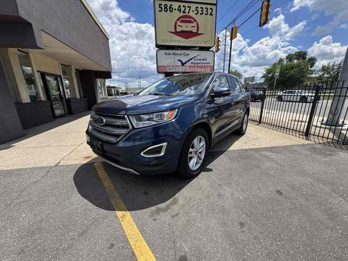 Blue Jeans Metallic 2017 Ford Edge SEL