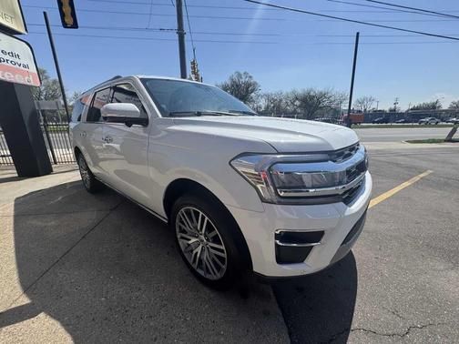 Star White Metallic Tri-Coat 2023 Ford Expedition Max Limited