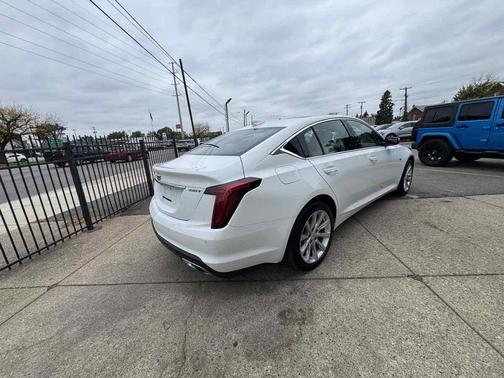 Summit White 2023 Cadillac CT5 Luxury