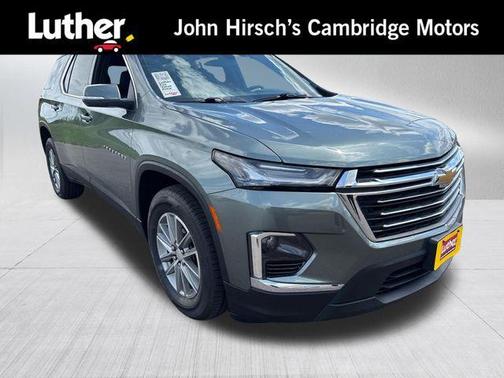 Silver Sage Metallic 2023 Chevrolet Traverse LT Leather
