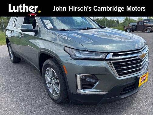Silver Sage Metallic 2023 Chevrolet Traverse LT Leather