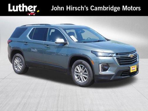 Silver Sage Metallic 2023 Chevrolet Traverse LT Leather