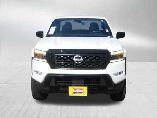 Glacier White 2023 Nissan Frontier SV