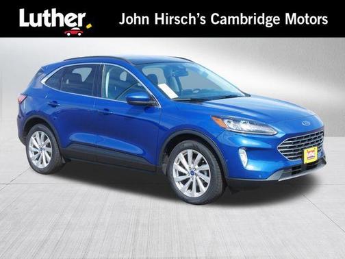Atlas Blue Metallic 2022 Ford Escape Titanium Hybrid