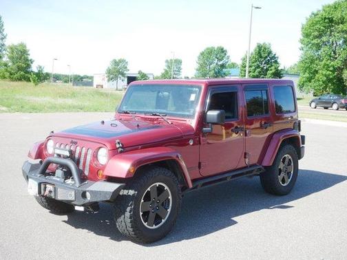 Deep Cherry Red Crystal Pearl 2012 Jeep Wrangler Unlimited Altitude