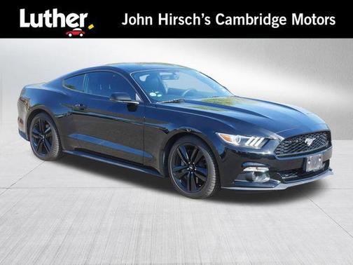 Black 2015 Ford Mustang EcoBoost Premium